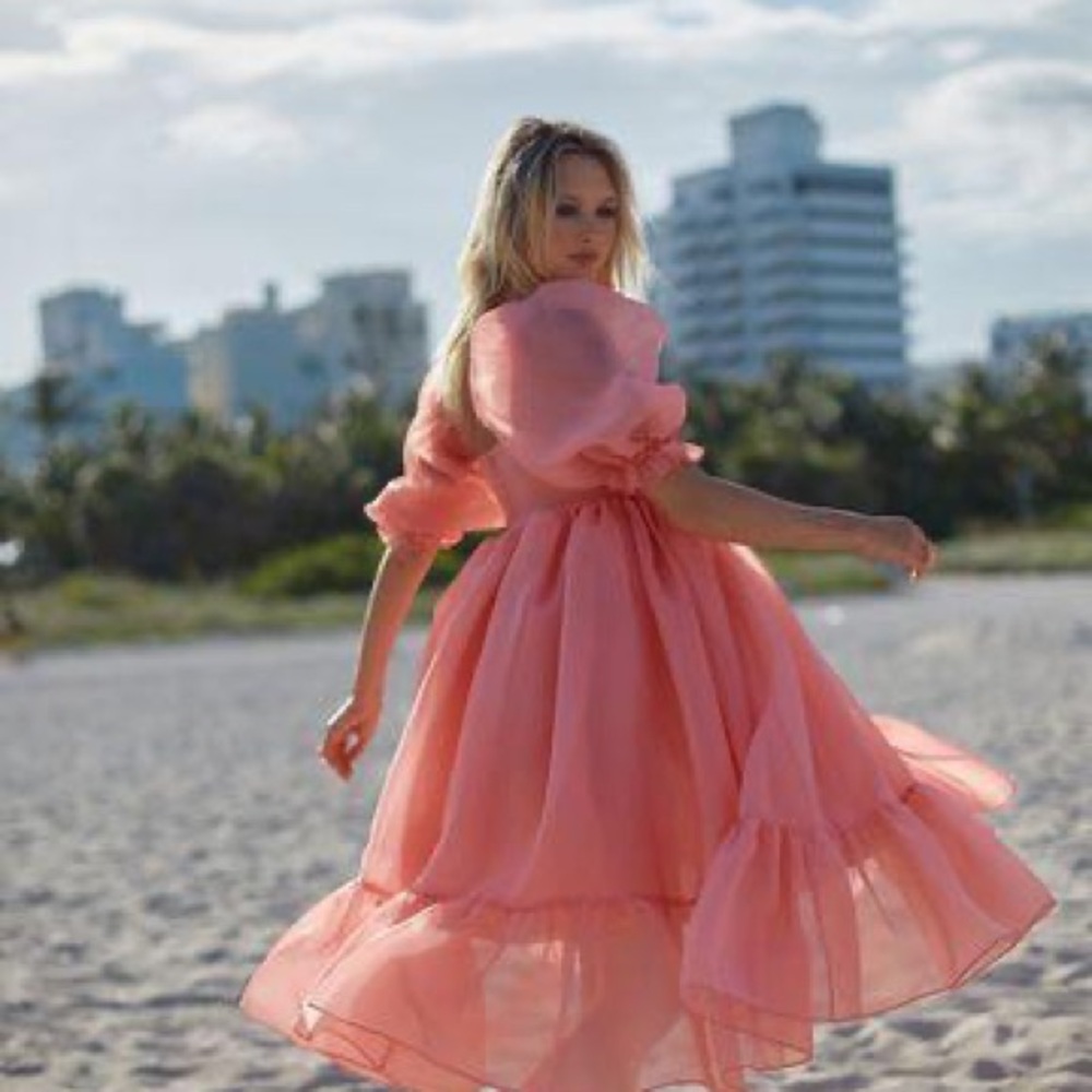 NEW Selkie French Puff Dress~ Cosmo Pink (never worn)